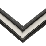 Frigidaire Refrigerator Freezer Door Gasket,Black